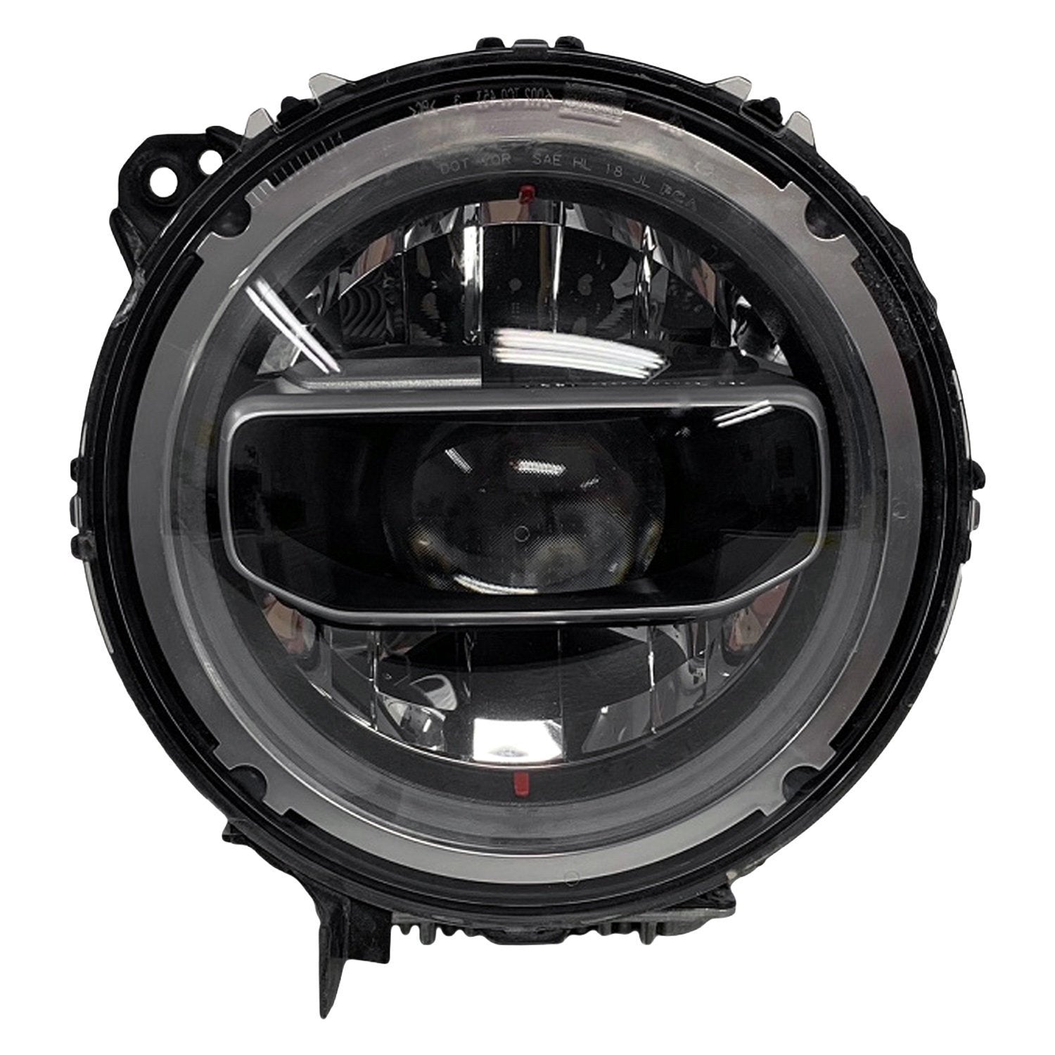 JEEPVEHICLE WRANGLER PLUG-IN HEAD LAMP ASSY LEFT (Driver Side) (LED)(WO/LOGO) **CAPA** OEM#55112879AG 2021-2022 PL#CH2502327C