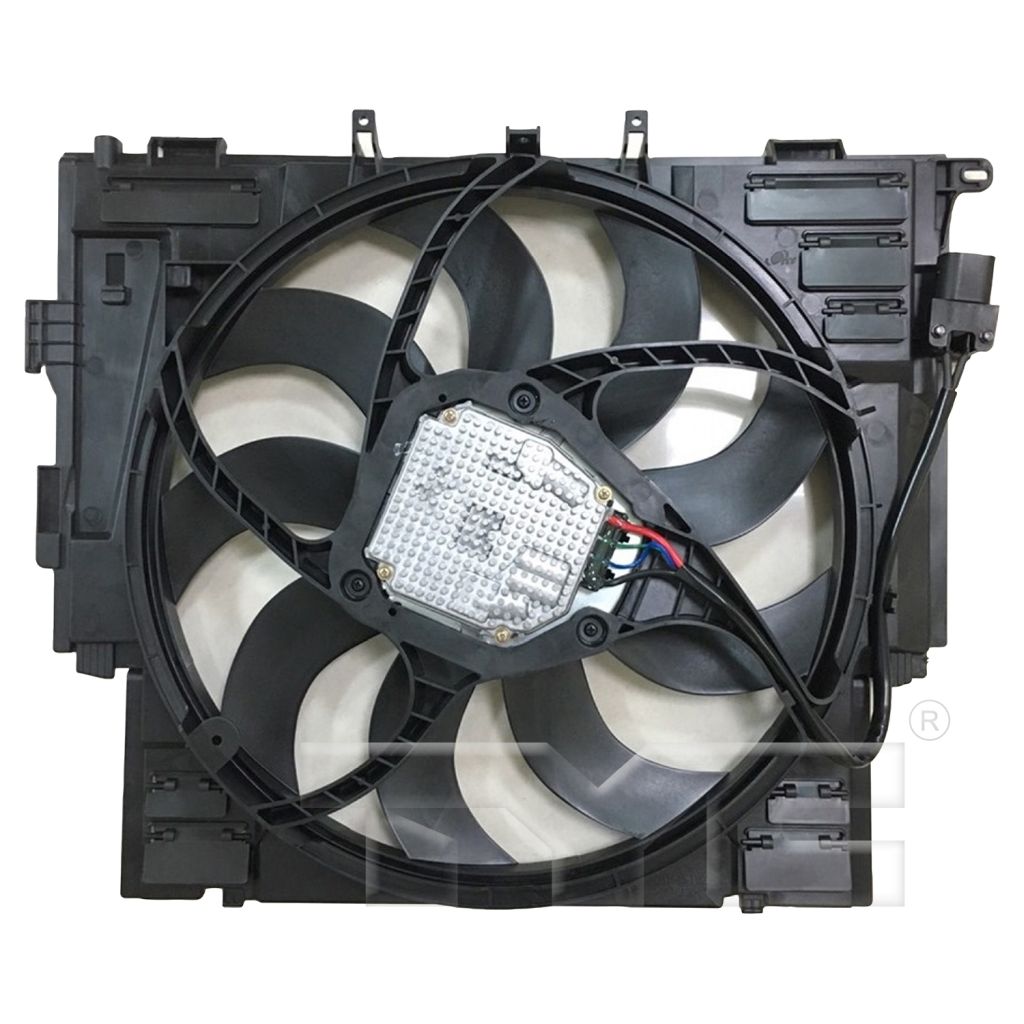 BMW BMW 5 SERIES (SEDAN) RADIATOR & A/C FAN ASSY (2.0L)(SINGLE FAN) OEM#17418642161 2012-2016 PL#BM3115118