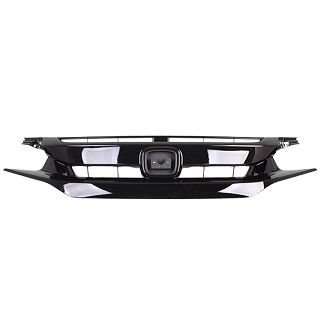 HONDA CIVIC HATCHBACK (EXC TYPE R) GRILLE PTD-BLACK **CAPA** OEM#71121TGGA51 2020-2021 PL#HO1200248C