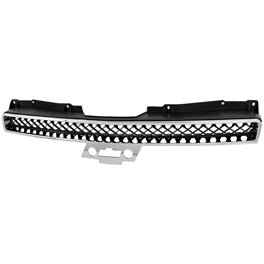 GM TRUCKS & VANS AVALANCHE GRILLE UPPER CHROME FRAME/BLK MESH OEM#22830013 2007-2013 PL#GM1200563