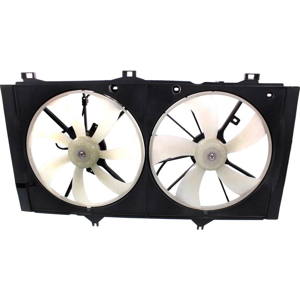 TOYOTA CAMRY RADIATOR & A/C FAN ASSEMBLY (L4)(A/T)(WO/TOW PKG)(DUAL FAN) OEM#163630H070-PFM 2010-2011 PL#TO3115164
