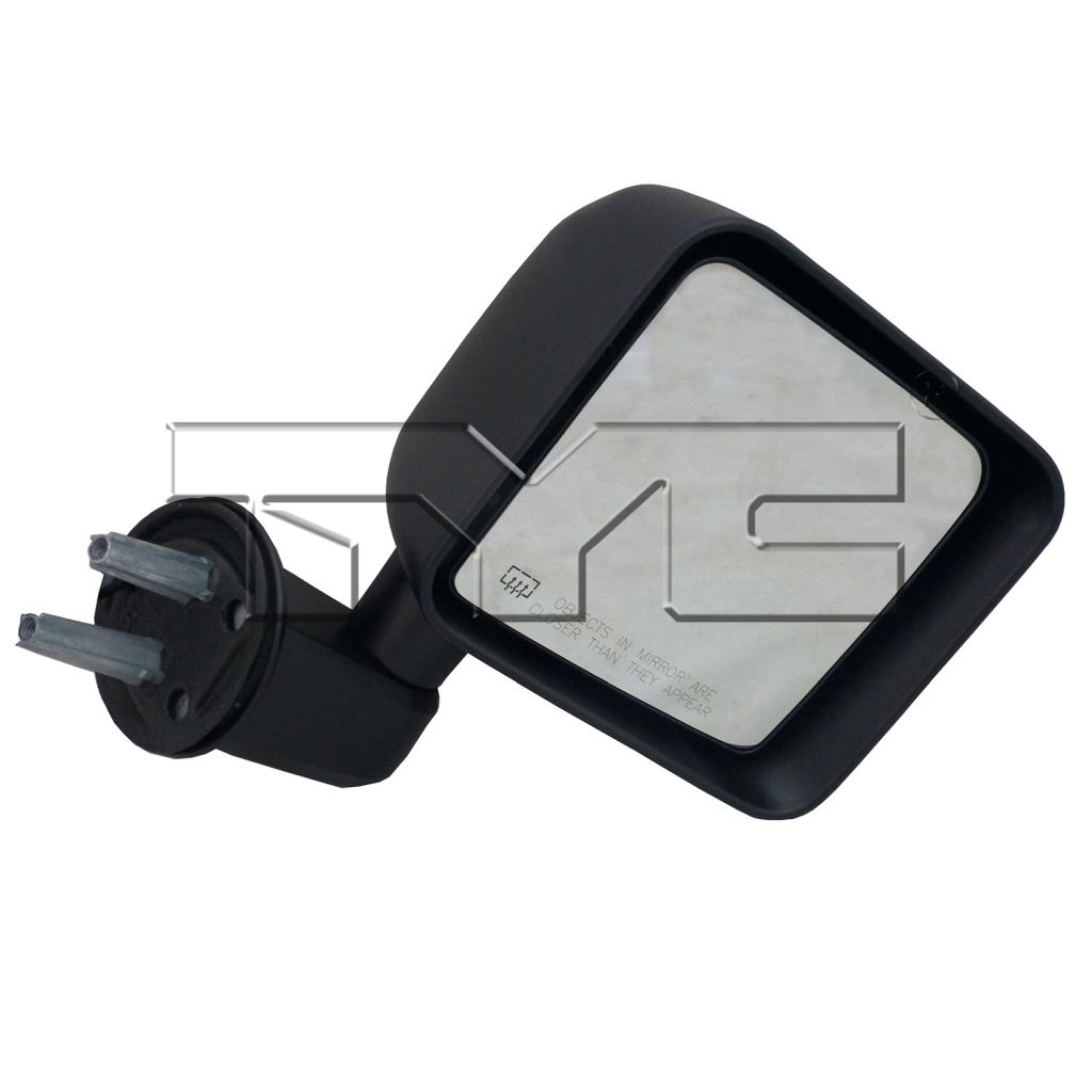 JEEP WRANGLER (JK) DOOR MIRROR RIGHT (Passenger Side) POWER HTD (TXT-BLK)(N-FOLD) OEM#68249846AC 2015-2018 PL#CH1321390