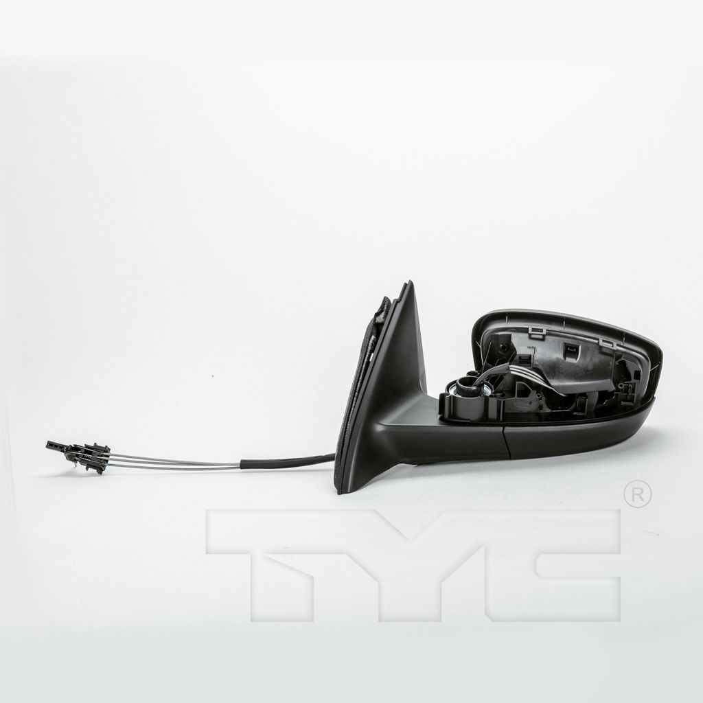 VOLKSWAGEN JETTA HYBRID DOOR MIRROR ASSEMBLY LEFT (Driver Side) MANUAL-REMOTE (TXT CVR) OEM#5C78575079B9-PFM 2013-2016 PL#VW1320150