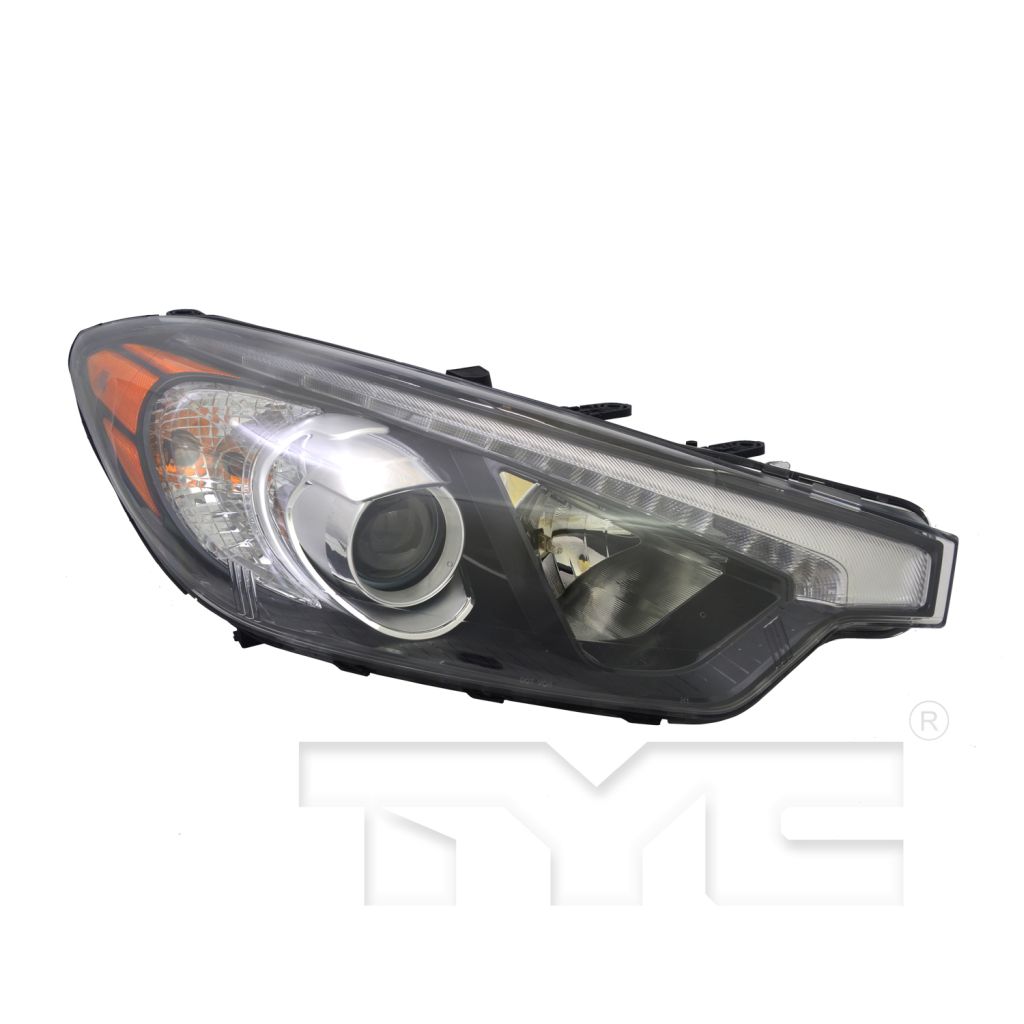 KIA FORTE5 HATCHBACK HEAD LAMP ASSY RIGHT (Passenger Side) (HALOGEN)(W/ LED)(TO 10-17-14) OEM#92102A7210 2014-2015 PL#KI2503171