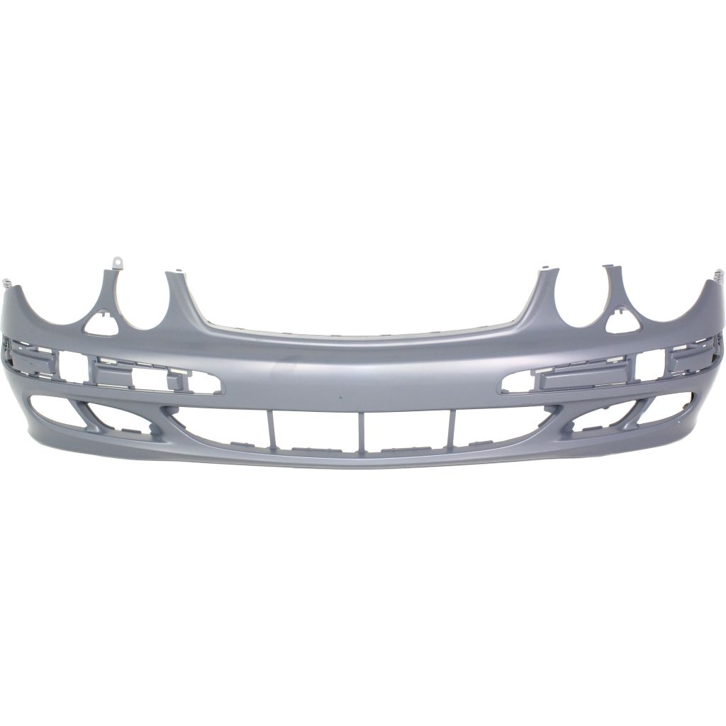 MERCEDES-BENZ E-CLASS (211) (SEDAN /WAGON ) FRONT BUMPER COVER PRIMED (W/ HEAD LAMP Washers)(WO/Sport OR WO/Appearance Pkg)(WO/AMG) OEM#2118800140 2003-2006 PL#MB1000172