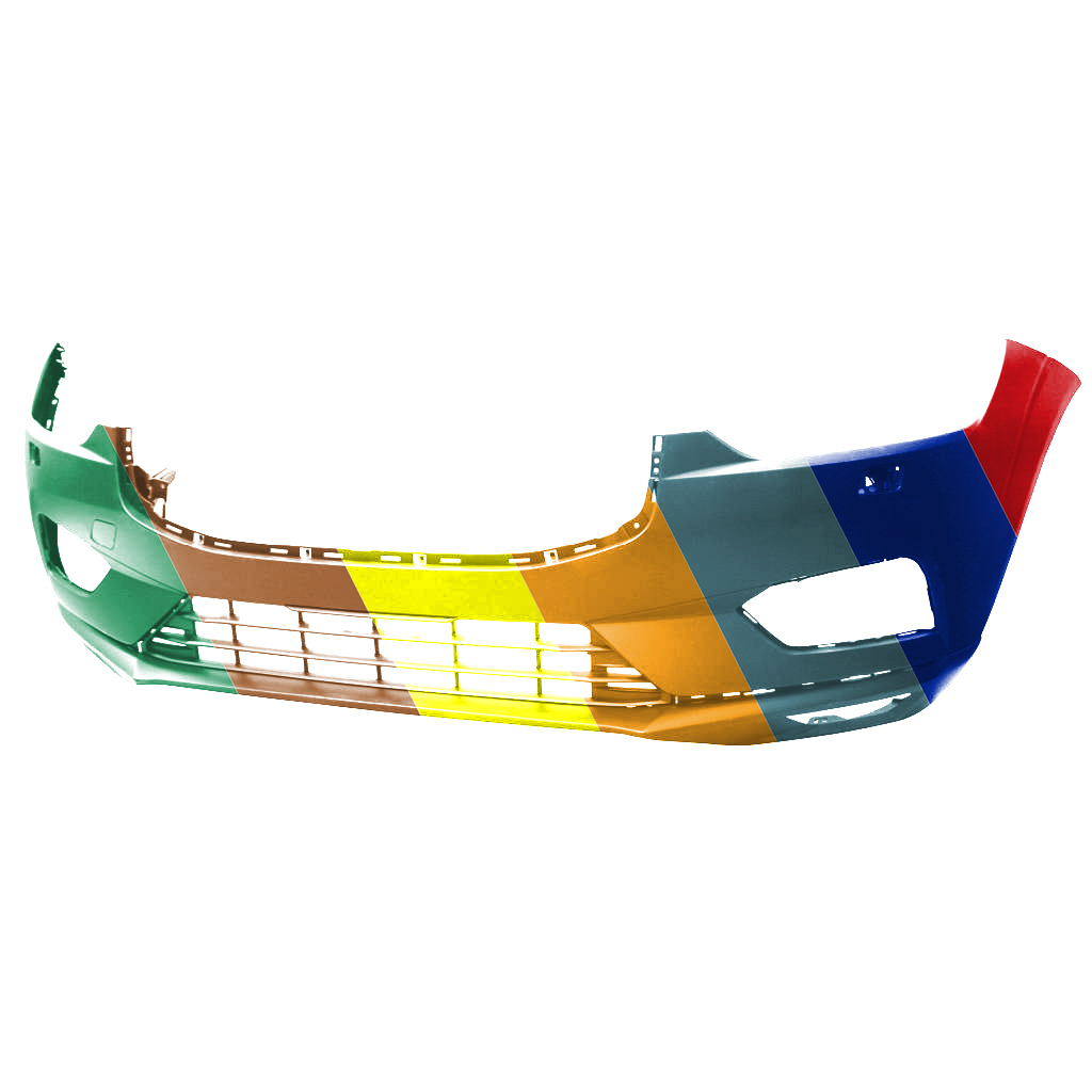 VOLVO VOLVO XC60 FRONT BUMPER COVER PRIMED (W/WASHER)(WO/SENSOR)(EXC R DESIGN) OEM#398470872 2018-2021 PL#VO1000230