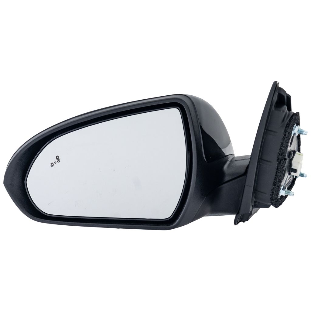 HYUNDAI ELANTRA GT DOOR MIRROR LEFT (Driver Side) PWR/HTD/SIGNAL (W/BSD)(BLACK CVR) OEM#87610G3250 2018-2020 PL#HY1320249