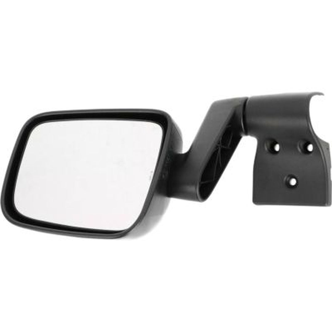 JEEPVEHICLE WRANGLER DOOR MIRROR LEFT (Driver Side) MANUAL (BLACK)(FULL DOOR TYPE) OEM#55395061AD 2003-2006 PL#CH1320259