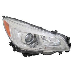 SUBARU LEGACY HEAD LAMP ASSEMBLY RIGHT (Passenger Side) (HALOGEN) (CHROME BEZEL)**CAPA** OEM#84001AL00A 2015-2017 PL#SU2503151C