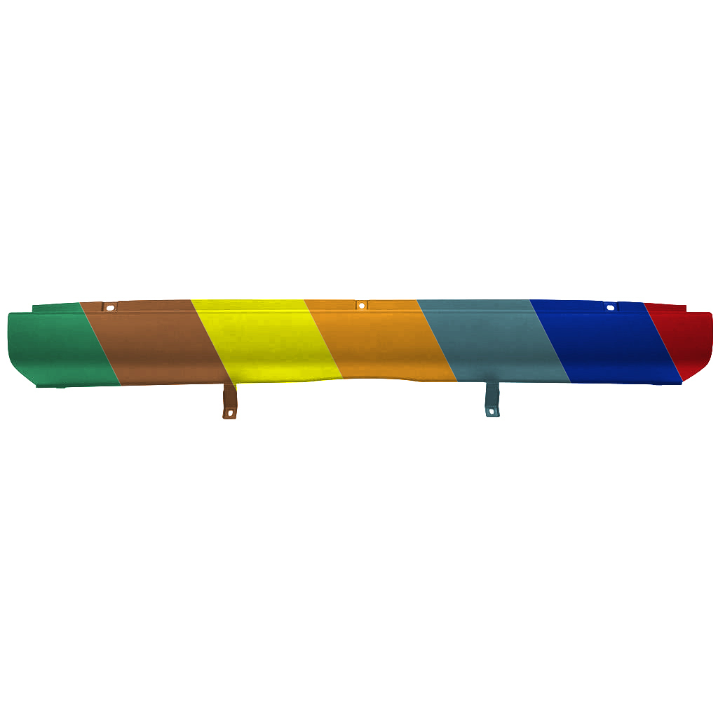 MERCEDES-BENZ SPRINTER REAR BUMPER COVER TEXTURE (WO/SENSOR)WO/STEP)(WO/TOW) OEM#90788511009K83 2019-2025 PL#MB1100448