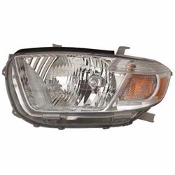 TOYOTA HIGHLANDER HEAD LAMP ASSY LEFT (Driver Side) ( USA)( EXC SPORT MDL) OEM#811500E110 2010 PL#TO2502201