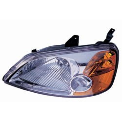 HONDA CIVIC HYBRID HEAD LAMP ASSY LEFT (Driver Side) **CAPA** OEM#33151S5AA01 2003 PL#HO2502116C