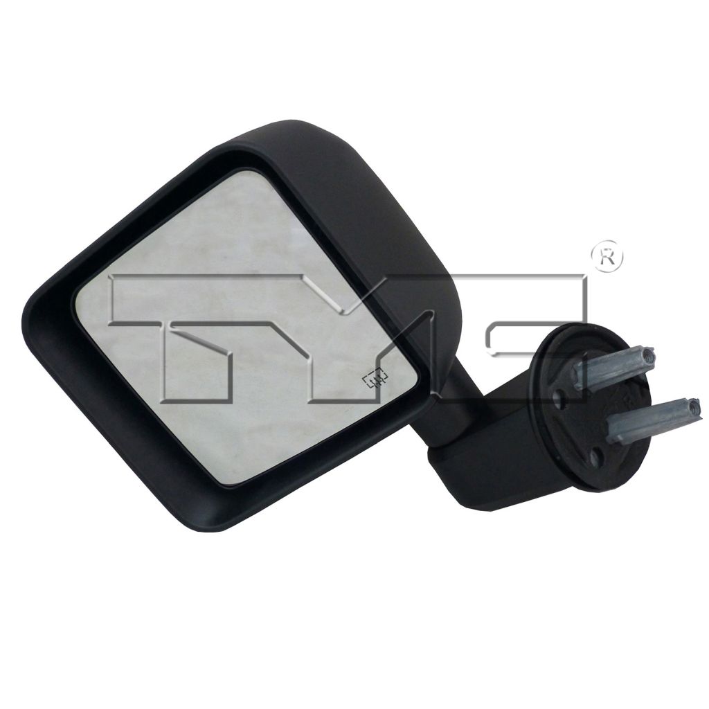JEEP WRANGLER (JK) DOOR MIRROR LEFT (Driver Side) POWER HTD (TXT-BLK)(N-FOLD) OEM#68249847AC 2015-2018 PL#CH1320390