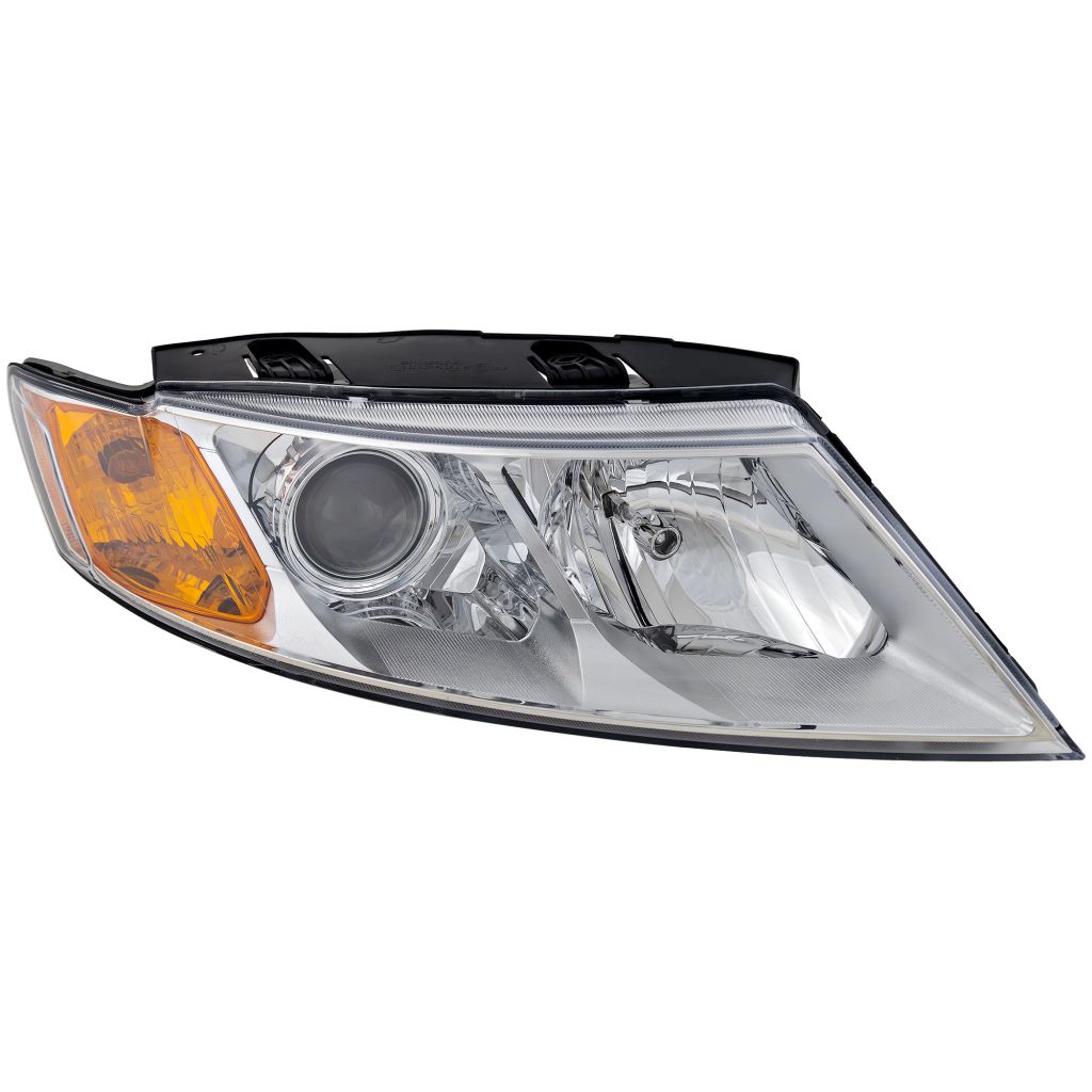 KIA OPTIMA (New Style)(W/1PC HEAD/LAMP) HEAD LAMP ASSEMBLY RIGHT (Passenger Side) (CHROME BEZEL) OEM#921022G530 2009-2010 PL#KI2503151