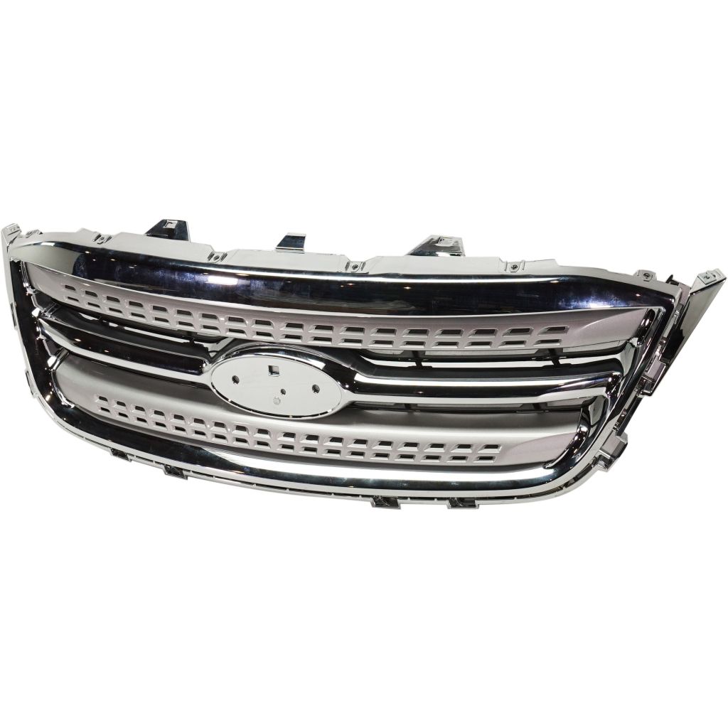 FORD TAURUS SHO GRILLE PTD SILVER W/CHROME MLDG **CAPA** OEM#AG1Z8200AB 2010-2012 PL#FO1200526C