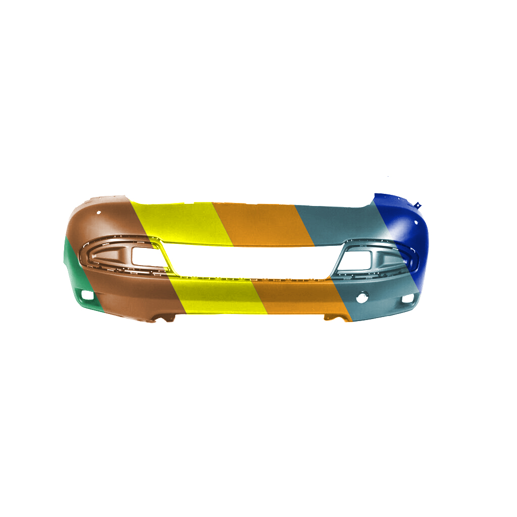 JEEPVEHICLE CHEROKEE FRONT BUMPER COVER TEXTURE (WO/ADVANCED PK ASSIST SYSTEM)(TRAILHAWK) OEM#68445971AA 2019-2023 PL#CH1000A45