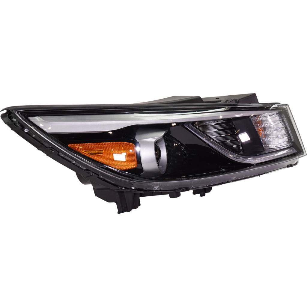 KIA SEDONA MINIVAN HEAD LAMP ASSY RIGHT (Passenger Side) (HALOGEN)(W/STRING LED)(EX)**CAPA** OEM#92102A9120 2015-2018 PL#KI2503183C