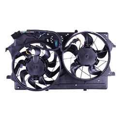 FORD FOCUS RADIATOR & A/C FAN ASSEMBLY (2.0L W/AC)(DUAL FAN) OEM#1S4Z8C607CC 2000-2002 PL#FO3115143