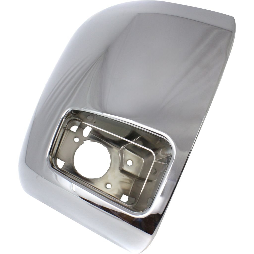 GM TRUCKS & VANS SILVERADO/PU 2500/3500 (CHEVY) FRONT BUMPER END RIGHT CHROME (W/FOG) OEM#15839252 2007-2010 PL#GM1017108