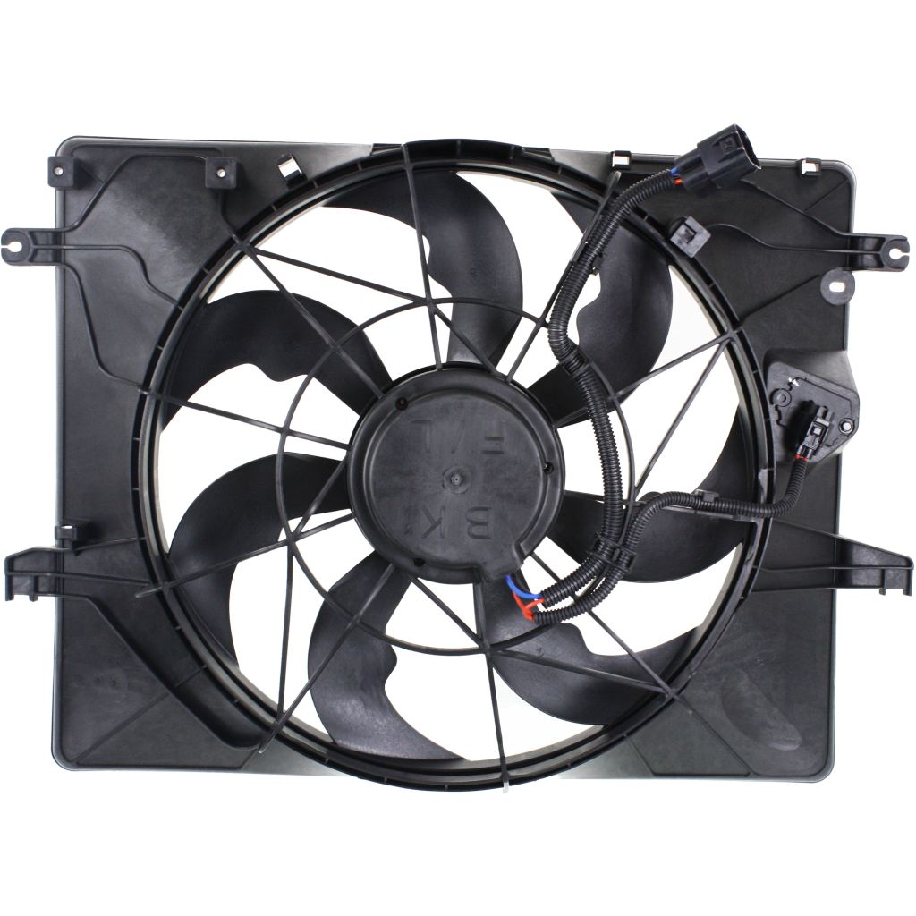 HYUNDAI GENESIS COUPE RADIATOR & A/C FAN ASSY (2.0L) OEM#253802M500 2013-2014 PL#HY3115147