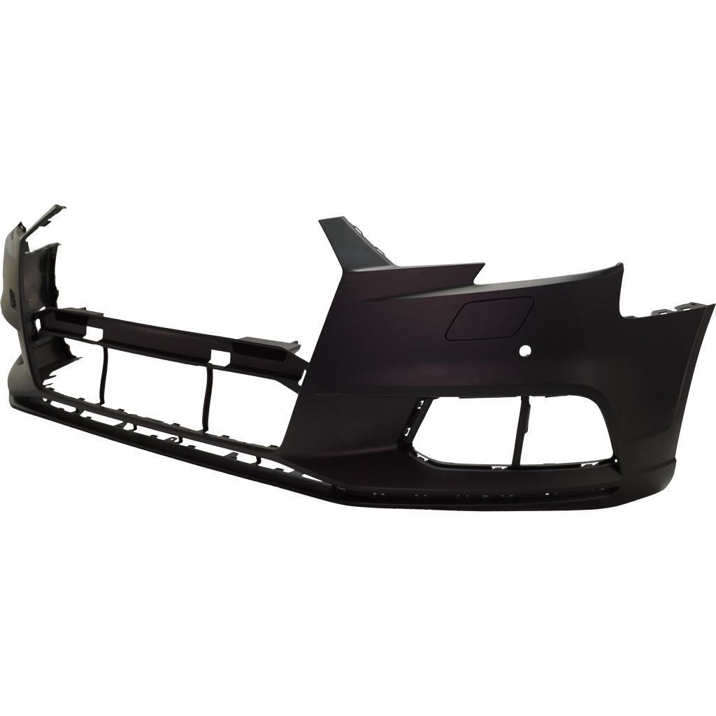 AUDI A3 SEDAN FRONT BUMPER COVER PRIMED (WO/WASH)(W/PK SENSOR)(WO/PK ASSIST)(WO/S-LINE) OEM#8V5807065SGRU 2017-2020 PL#AU1000244