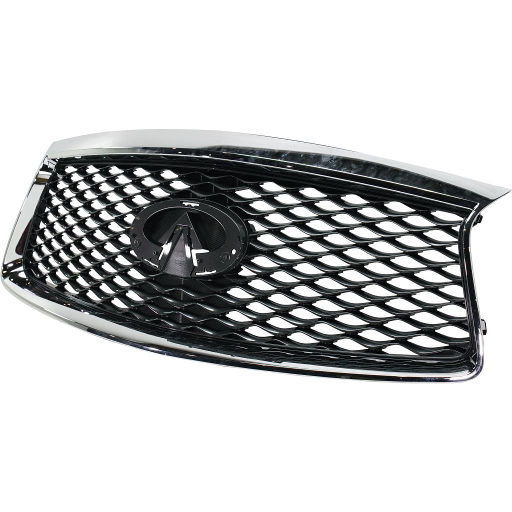 INFINITI QX60 HYBRID GRILLE CHROME/GRAY (WO/CAMERA) **CAPA** OEM#623109NC0A 2016-2017 PL#IN1200135C