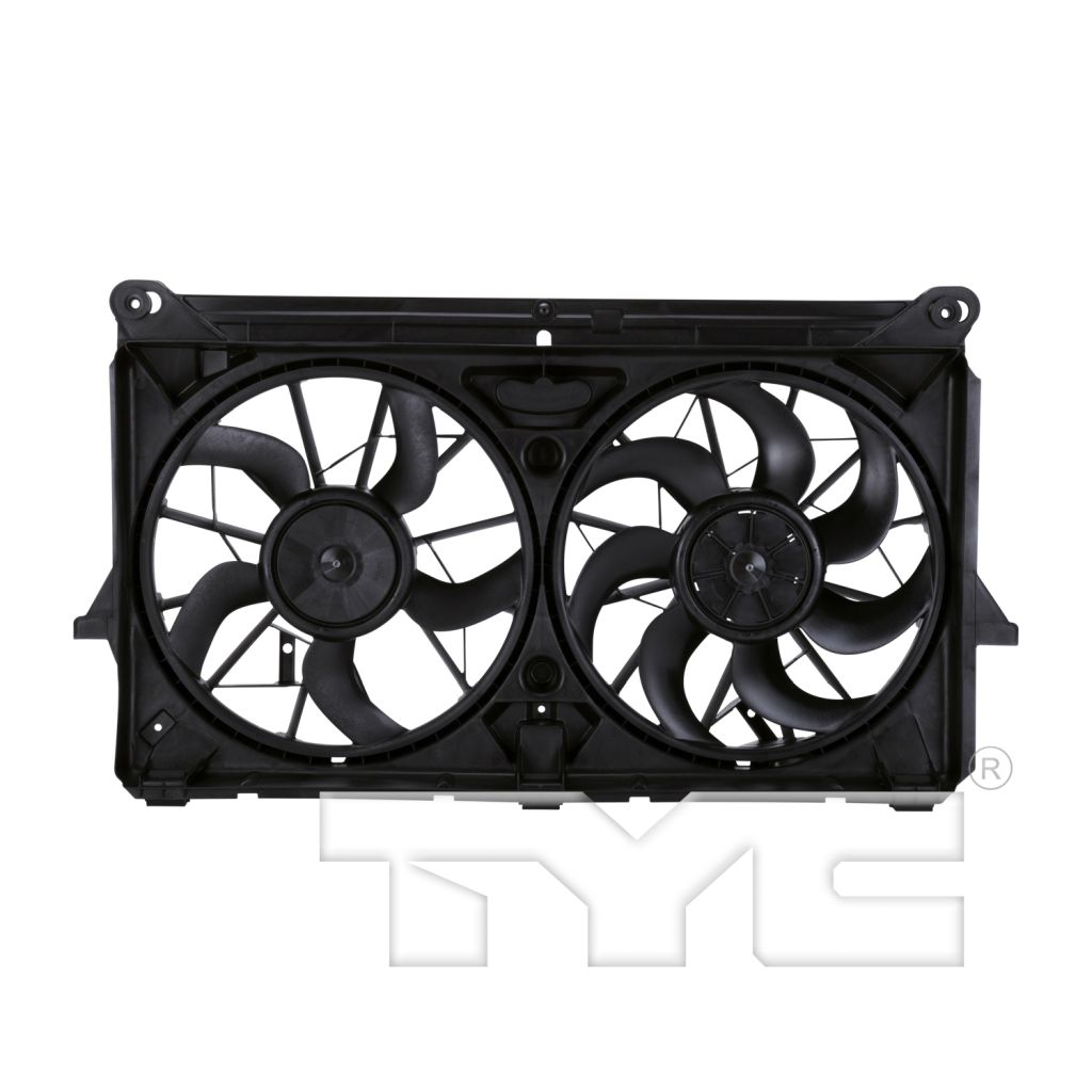 GM TRUCKS & VANS AVALANCHE RADIATOR & A/C FAN ASSEMBLY (5.3L/6.0L)(DUAL FAN) OEM#89023365-PFM 2005-2006 PL#GM3115212