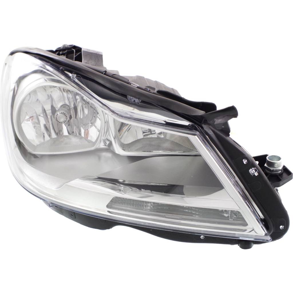 MERCEDES-BENZ C-CLASS SEDAN (204) HEAD LAMP ASSEMBLY RIGHT (Passenger Side) (HALOGEN)(CHR BEZEL) **CAPA** OEM#2048205459 2012-2014 PL#MB2503187C
