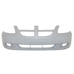 DODGE TRUCKS & VANS CARAVAN FRONT BUMPER COVER PRIMED (W/O FOG) OEM#5018608AA 2001-2004 PL#CH1000326