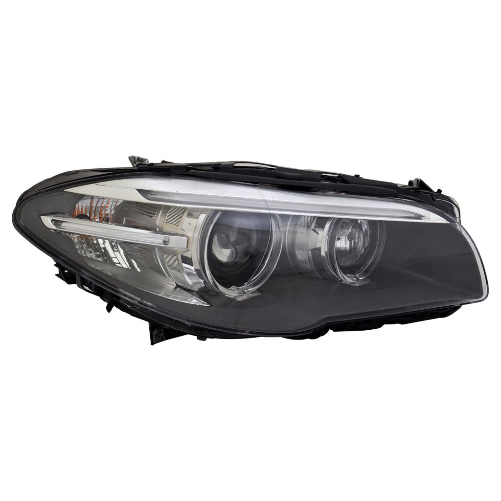 BMW BMW 5 SERIES HYBRID HEAD LAMP UNIT RIGHT (Passenger Side) HID (LENS/HOUSING) OEM#63117343906 2014-2016 PL#BM2519159