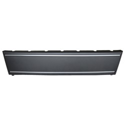 AUDI S5 CABRIO FRONT BUMPER LICENSE PLATE BAR PTD-BLACK W/CHROME MLDG WO/LICENSSE PLATE MOUNT OEM#8K0807287A1RR 2010-2012 PL#AU1068104