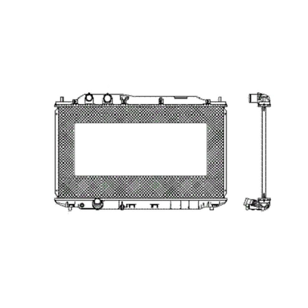 HONDA CIVIC SEDAN RADIATOR (EXC. 1.8L JAPAN BUILT) (LOWER HOSE QUICK CONNECT TYPE) OEM#19010RNBA51 2006-2011 PL#HO3010212