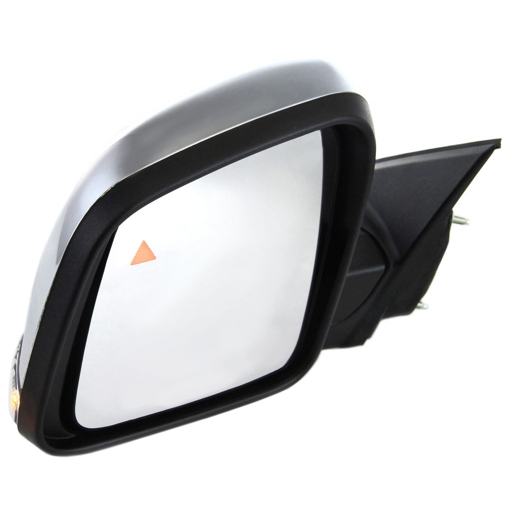 JEEP GRAND CHEROKEE DOOR MIRROR LEFT (Driver Side) PWR/HTD/SIGNAL/MEMORY/BLIND DETECT/M-FOLD (CHROME CVR)(WO/AUTO DIM) OEM#68236931AF 2014-2021 PL#CH1320359