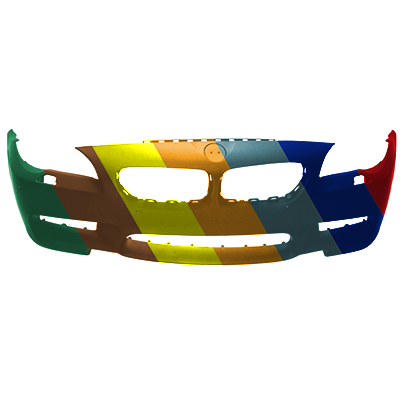 BMW BMW M5 FRONT BUMPER COVER PRIMED (W/SENSOR)(WO/SIDE CAMERA) OEM#51118050639 2012-2016 PL#BM1000335