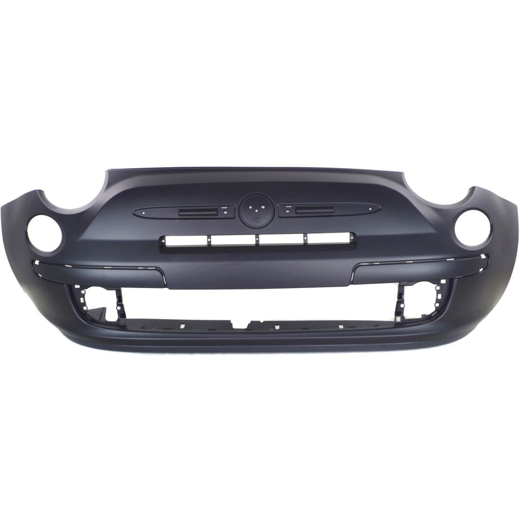 FIAT 500 2DOORS (FIAT) FRONT BUMPER COVER PRIMED (LOUNGE)(W/FOG)((W/CHR MLDG) OEM#1RZ55TZZAB 2012-2017 PL#FI1000103