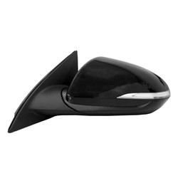 HYUNDAI ELANTRA GT DOOR MIRROR LEFT (Driver Side) PWR/HTD/SIGNAL (W/BSD)(BLACK CVR) OEM#87610G3250 2018-2020 PL#HY1320249