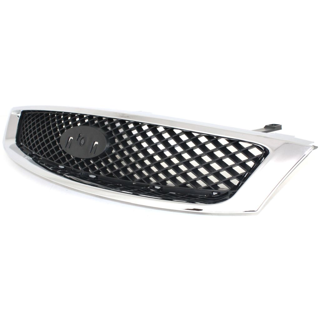 FORD FOCUS GRILLE CHROME/BLACK (EXC 06-07 W/STREET PKG) OEM#5S4Z8200AAA 2005-2007 PL#FO1200430