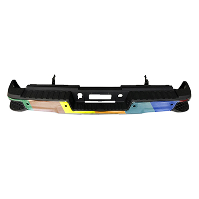 GM TRUCKS & VANS SILVERADO/PU 2500/3500 (CHEVY) REAR STEP BMP ASSY CHROME (DUAL REAR WHEEL)(W/SENSOR)(W/HITCH BAR) OEM#84204607-PFM 2015-2019 PL#GM1103192