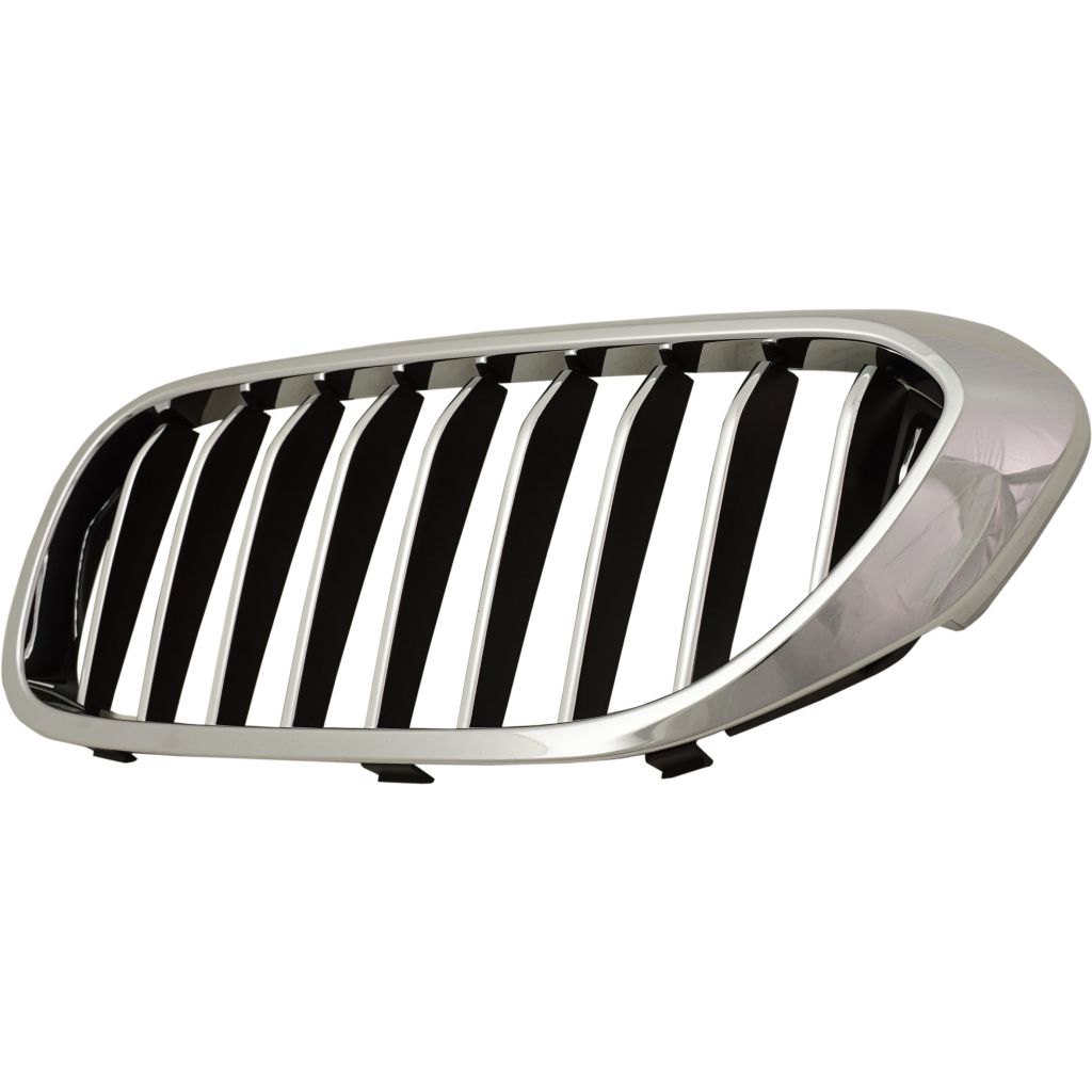 BMW BMW 5 SERIES (SEDAN) GRILLE LEFT (Driver Side) CHROME/BLACK (WO/M PKG)(WO/NIGHT VISION)(WO/LUXURY) OEM#51137383519 2017-2020 PL#BM1200296