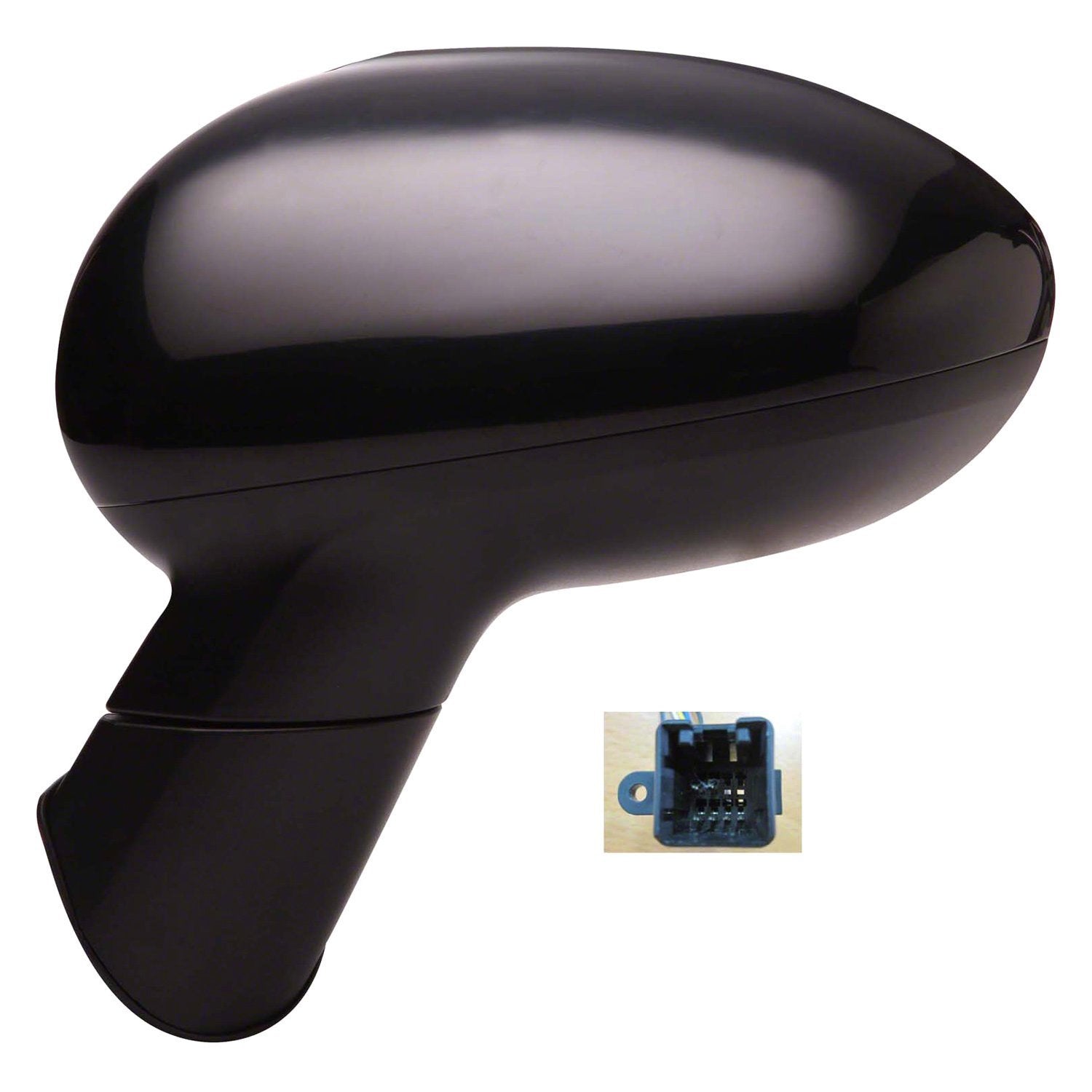KIA RIO5 HATCHBACK DOOR MIRROR LEFT (Driver Side) PWR/HTD/M-FOLD (WO/SIGNAL)(TO 12-16-13) OEM#876101W140-PFM 2012-2014 PL#KI1320167