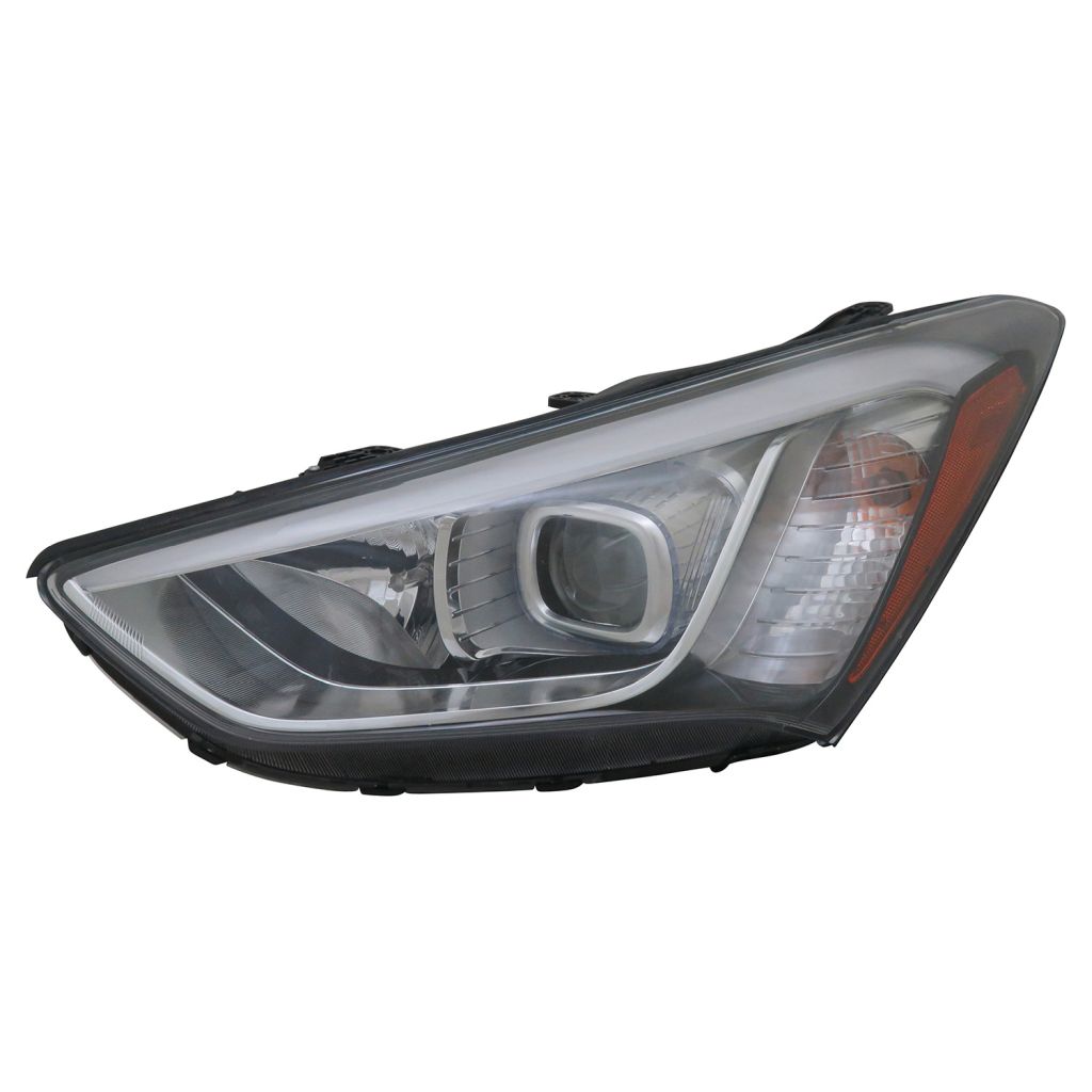 HYUNDAI SANTA FE /SANTA FE XL (3.3L) HEAD LAMP ASSEMBLY LEFT (Driver Side) (HALOGEN)**CAPA** OEM#92101B8020 2013-2016 PL#HY2502175C