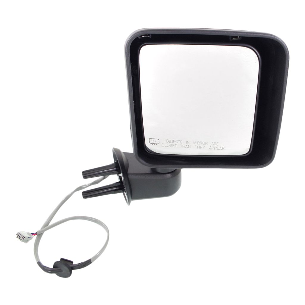 JEEPVEHICLE WRANGLER (JK) DOOR MIRROR RIGHT (Passenger Side) PWR/HTD (CHROME) OEM#68204246AA 2014 PL#CH1321389