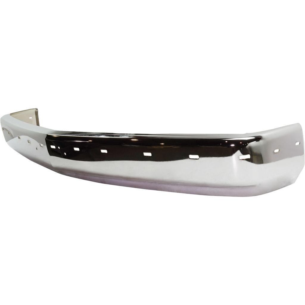 GM TRUCKS & VANS TAHOE (CHEVY) (HEAD/LAMP & C/L 2pcs Design ) FRONT BUMPER CHROME WRS (W/O AIR INTAKE) OEM#15574111 1995-2000 PL#GM1002802
