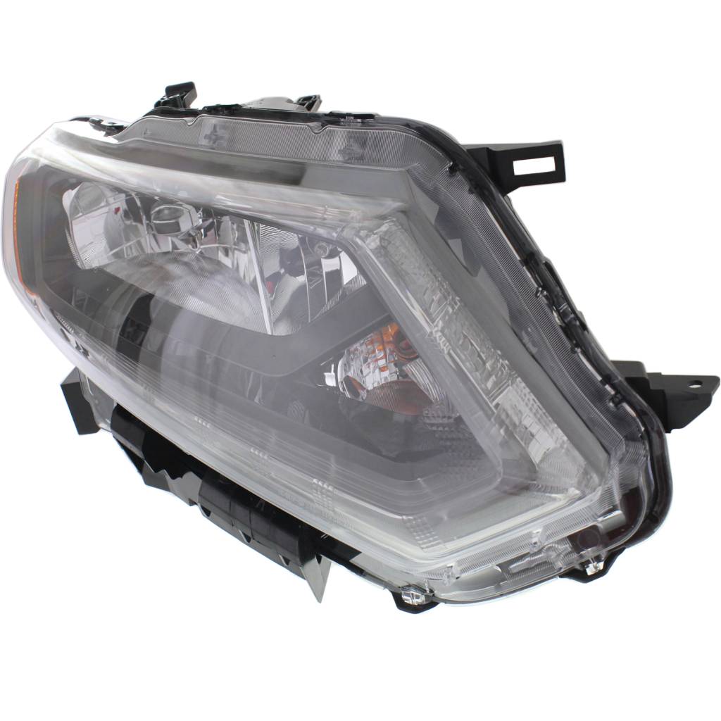 NISSAN(DATSUN) ROGUE (2.5L) HEAD LAMP ASSEMBLY RIGHT (Passenger Side) (HALOGEN HEAD/LAMP)(LED DRL) OEM#260104BA2A 2014-2016 PL#NI2503226