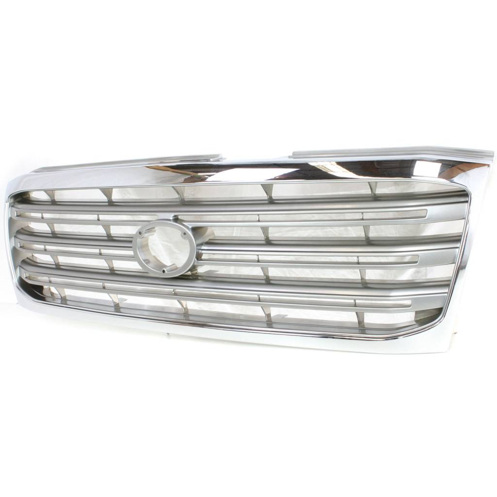 TOYOTA LAND CRUISER GRILLE CHROME/SLV/GRAY OEM#5310160270 2003-2005 PL#TO1200252