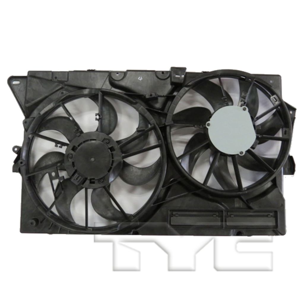LINCOLN MKS RADIATOR & A/C FAN ASSEMBLY (3.5L TURBO) OEM#DG1Z8C607F- 2013-2016 PL#FO3115210