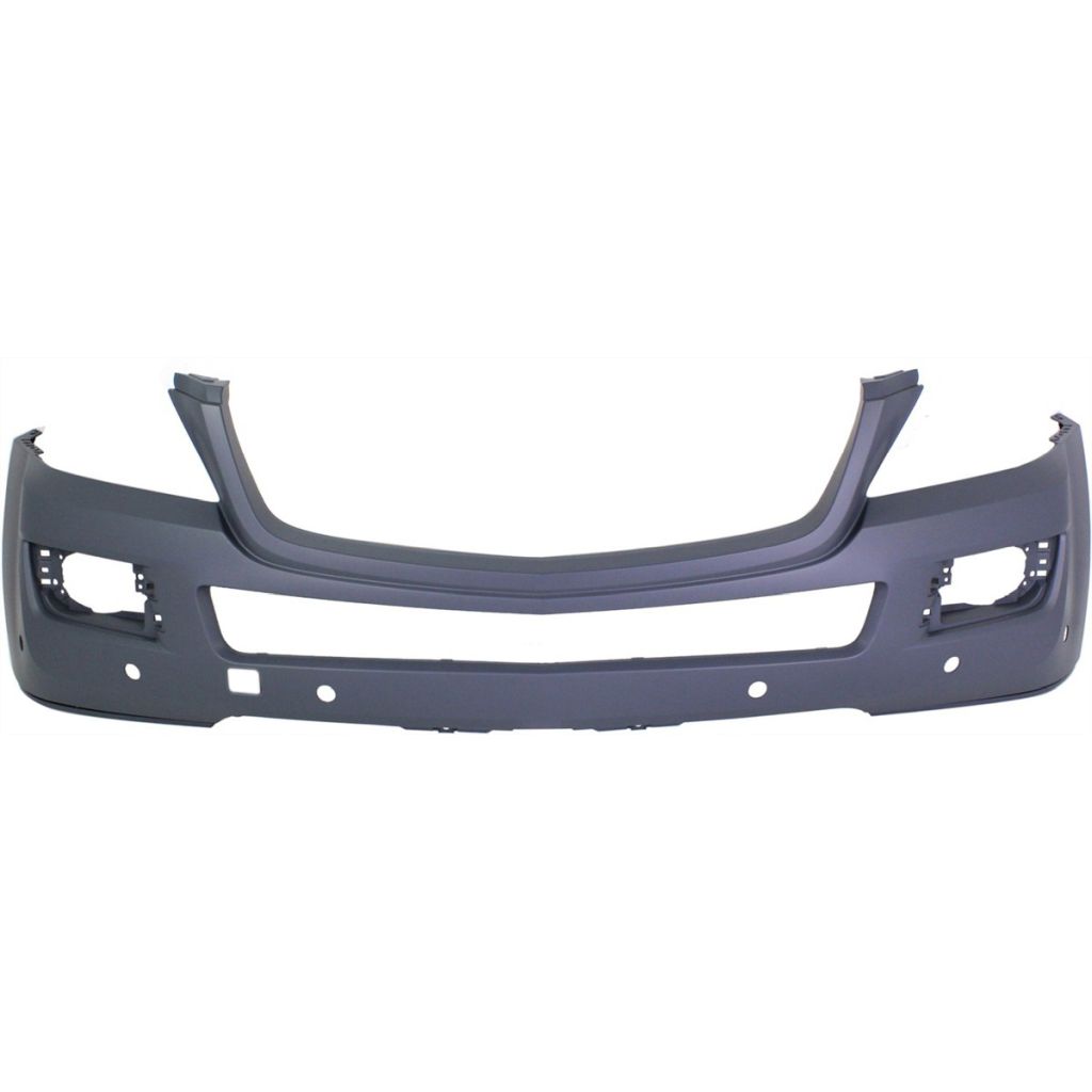 MERCEDES-BENZ GL-CLASS (164) FRONT BUMPER COVER PRIMED 320/450 (ROUND FOG)(WO/WASHER)(W/ SENSOR)(WO/CURVE LIGHT) OEM#16488517259999 2007-2009 PL#MB1000257