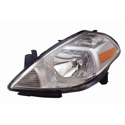 NISSAN(DATSUN) VERSA HATCHBACK HEAD LAMP ASSEMBLY LEFT (Driver Side)**CAPA** OEM#26060EM30A 2007-2012 PL#NI2502165C