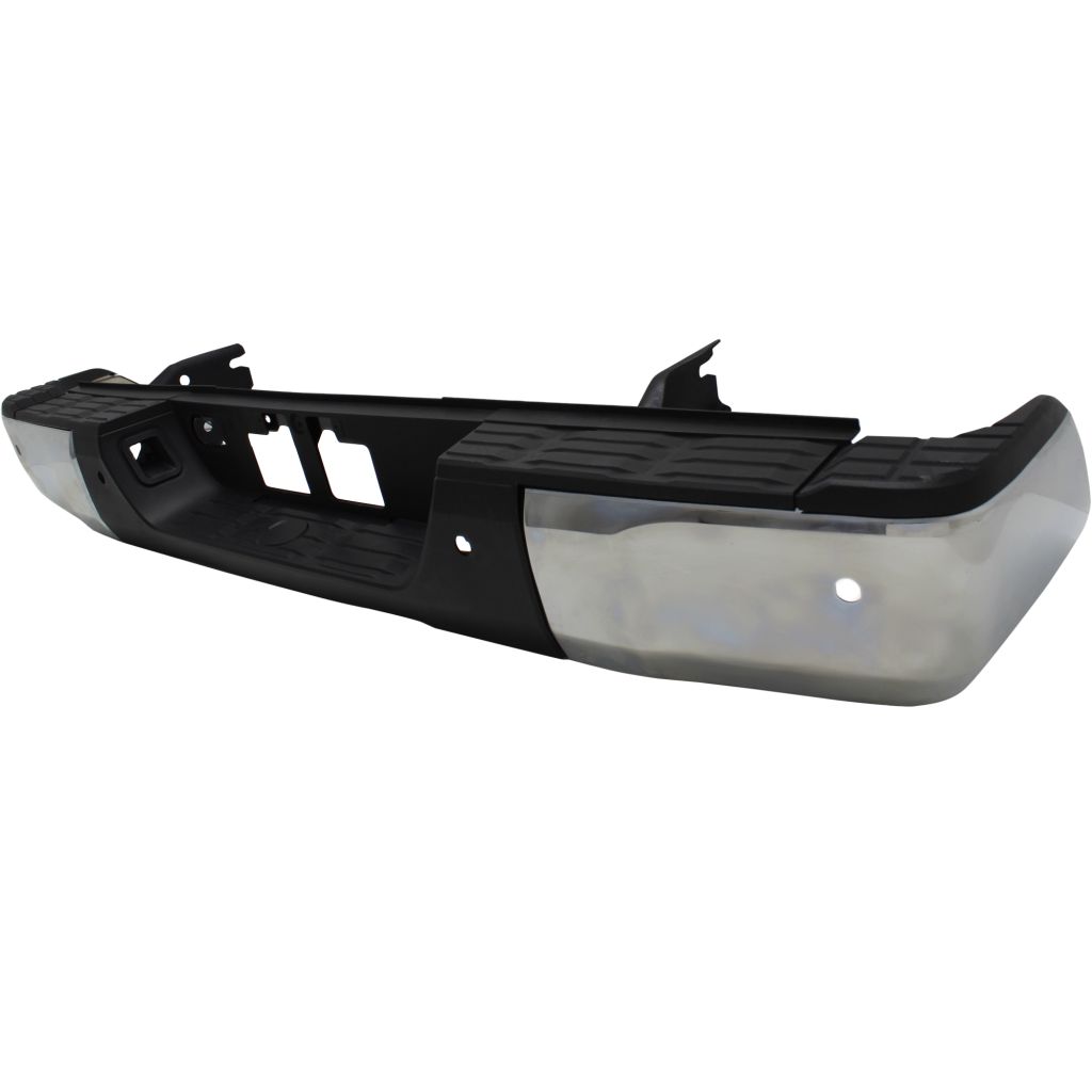 TOYOTA TUNDRA STEP BUMPER ASSEMBLY CHROME (W/ SENSOR)(WO/TOW HITCH)(STEEL END) OEM#520230C122-PFM 2014-2017 PL#TO1103120