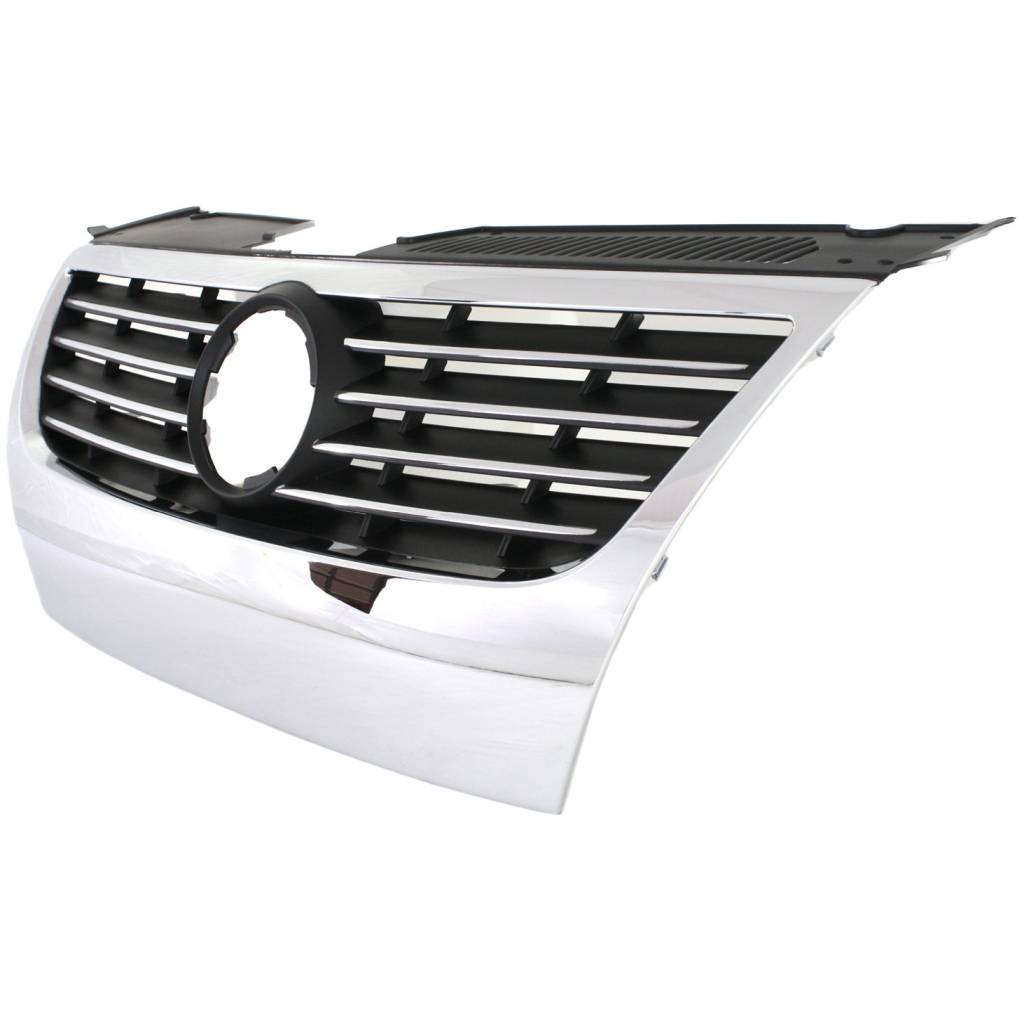 VOLKSWAGEN PASSAT GRILLE ASSEMBLY (W/CHR MLDG)(W/O SENSOR) OEM#3C0853651EPWF 2006-2010 PL#VW1200142